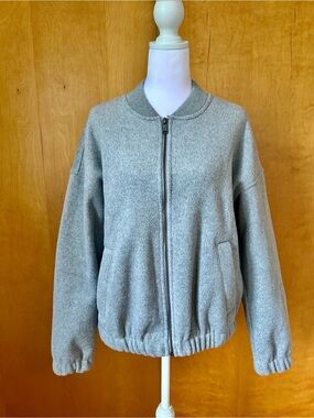 Banana Republic Light Grey Bomber Jacket